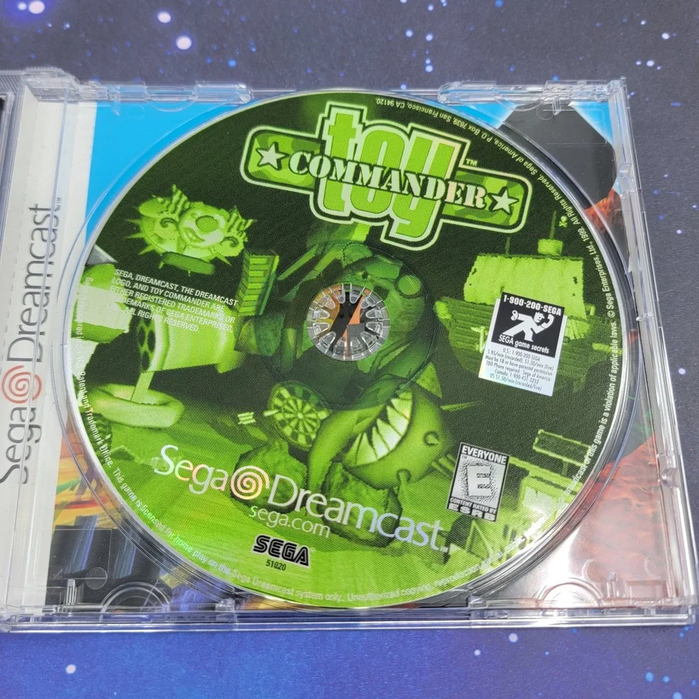 Toy Commander Sega Dreamcast 1999 Action Game Retro Video Game CIB Tested